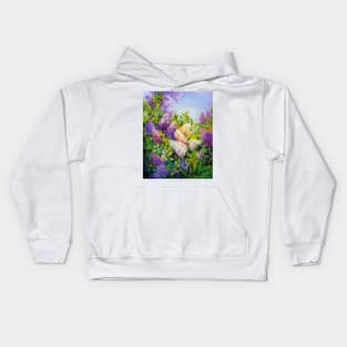 Fragrance of lilac Kids Hoodie